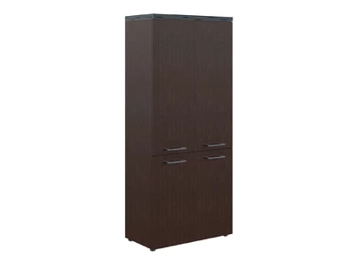 TORR THC 85.3 Шкаф с глухими средними и малыми дверьми 856x450x1968 мм/венге/