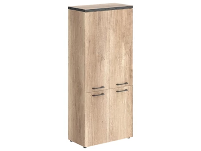 TORR THC 85.3 Шкаф с глухими средними и малыми дверьми 856x450x1968 мм/дуб каньон/