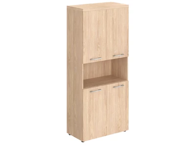 TORR Z THC 85.4 Шкаф с 2-мя комплектами глухих малых дверей и топом 850x430x1968 мм/дуб Бофорд/