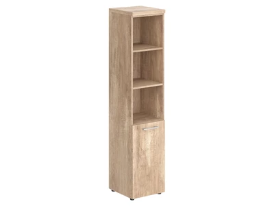TORR Z THC 42.5 Шкаф колонка с глухой малой дверью и топом 426x430x1968 мм/дуб Бофорд/