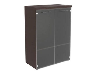 TORR Z TMC 85.2 Шкаф со стеклянными дверьми и топом 850x430x1203 мм/венге магия/